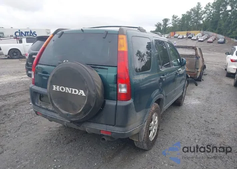 2002 Honda Cr-V Ex из США, поврежденный, VIN JHLRD78862C030056